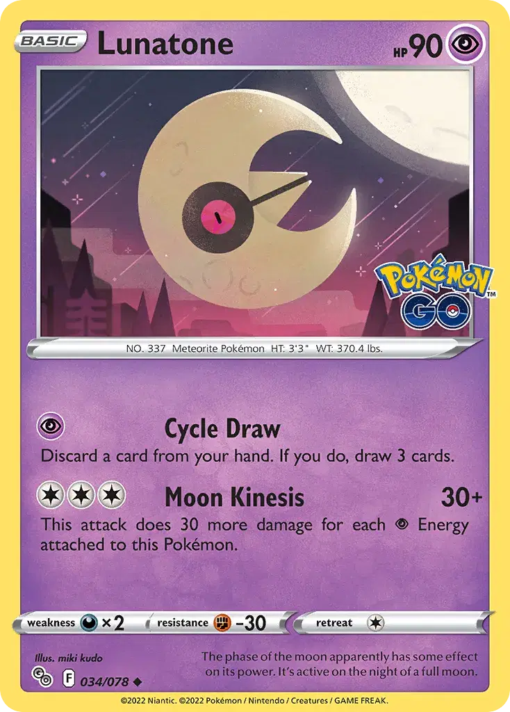 Lunatone Pokémon GO 34