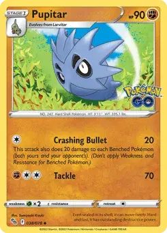 Pupitar Pokémon GO