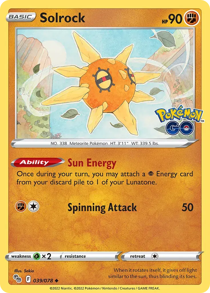 Solrock Pokémon GO 39