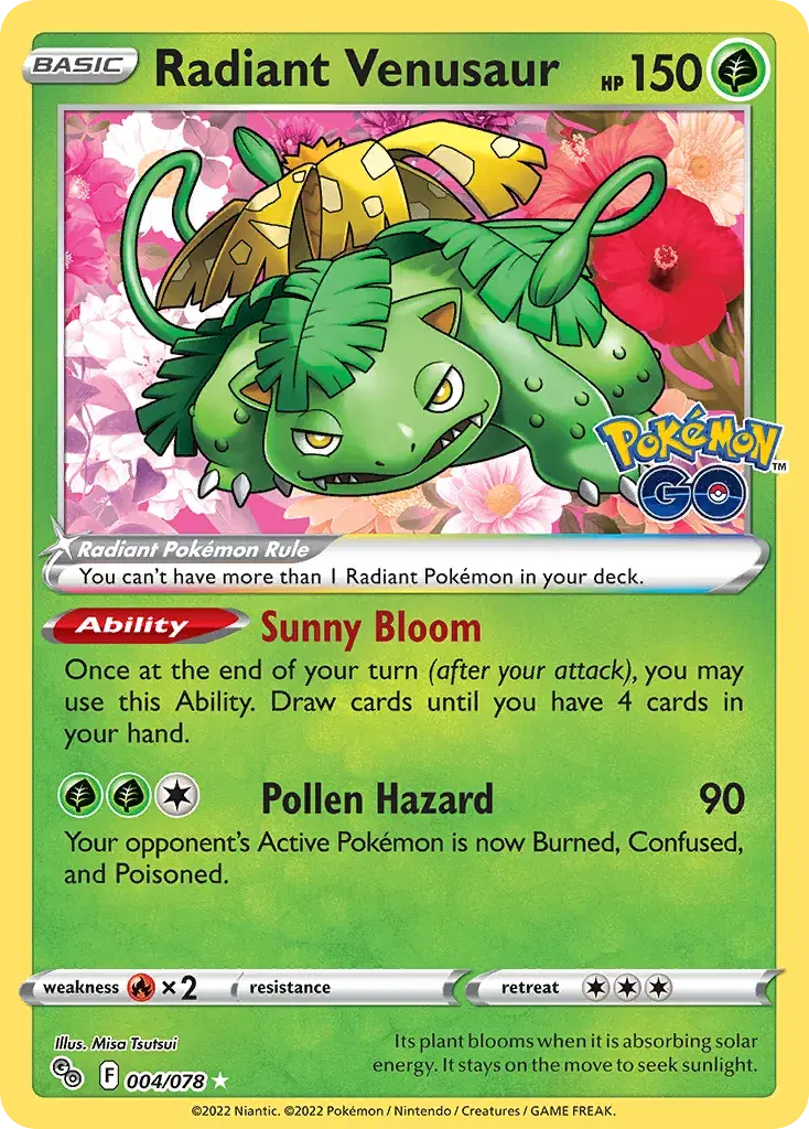 Radiant Venusaur Pokémon GO 4