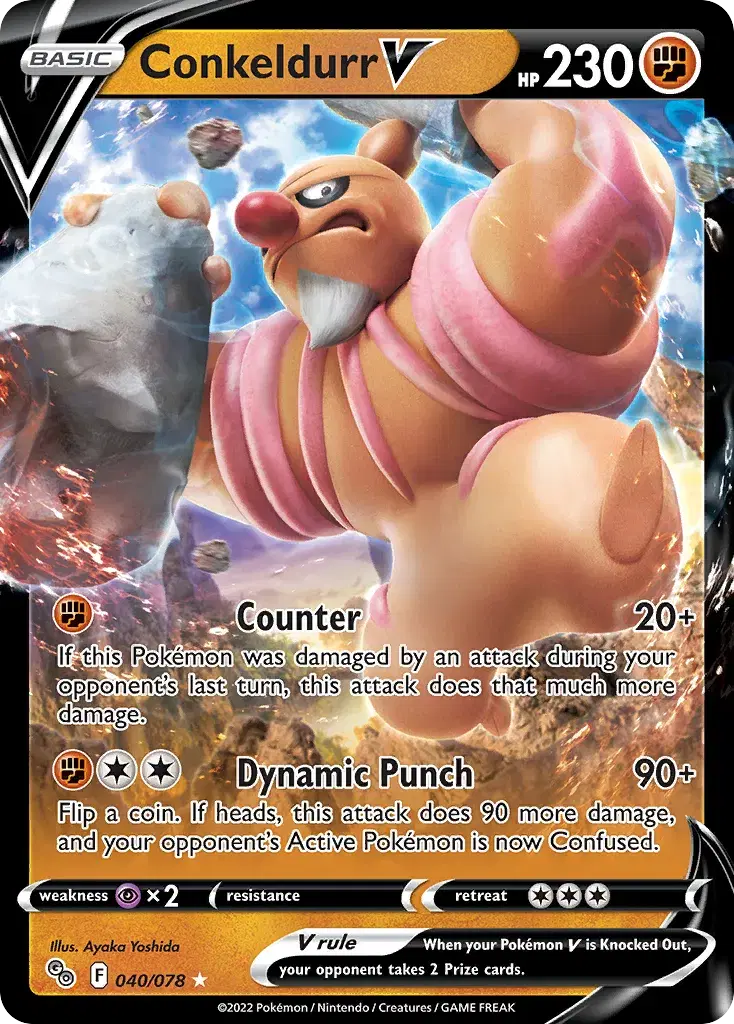 Conkeldurr V Pokémon GO 40