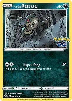 Alolan Rattata Pokémon GO
