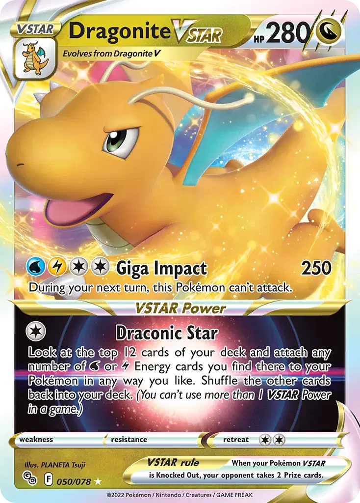 Dragonite VSTAR Pokémon GO 50