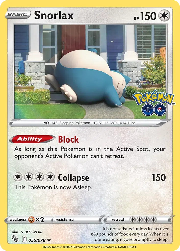 Snorlax Pokémon GO 55