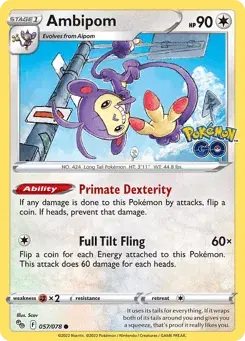 Ambipom Pokémon GO