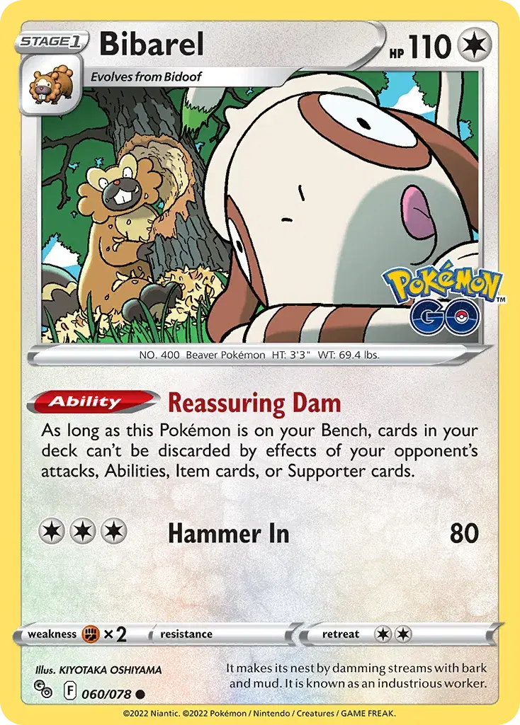 Bibarel Pokémon GO 60