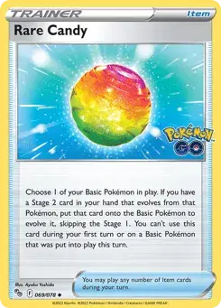 Rare Candy Pokémon GO