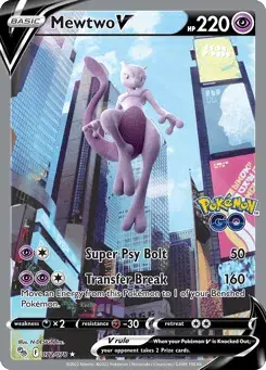 Mewtwo V Pokémon GO