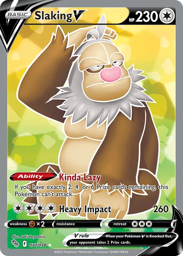 Slaking V Pokémon GO 77