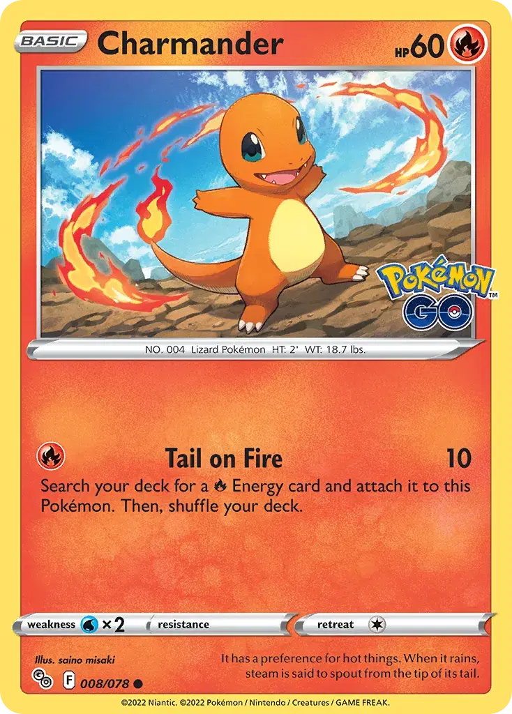 Charmander Pokémon GO 8