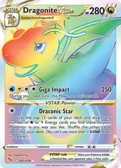 Dragonite VSTAR Pokémon GO
