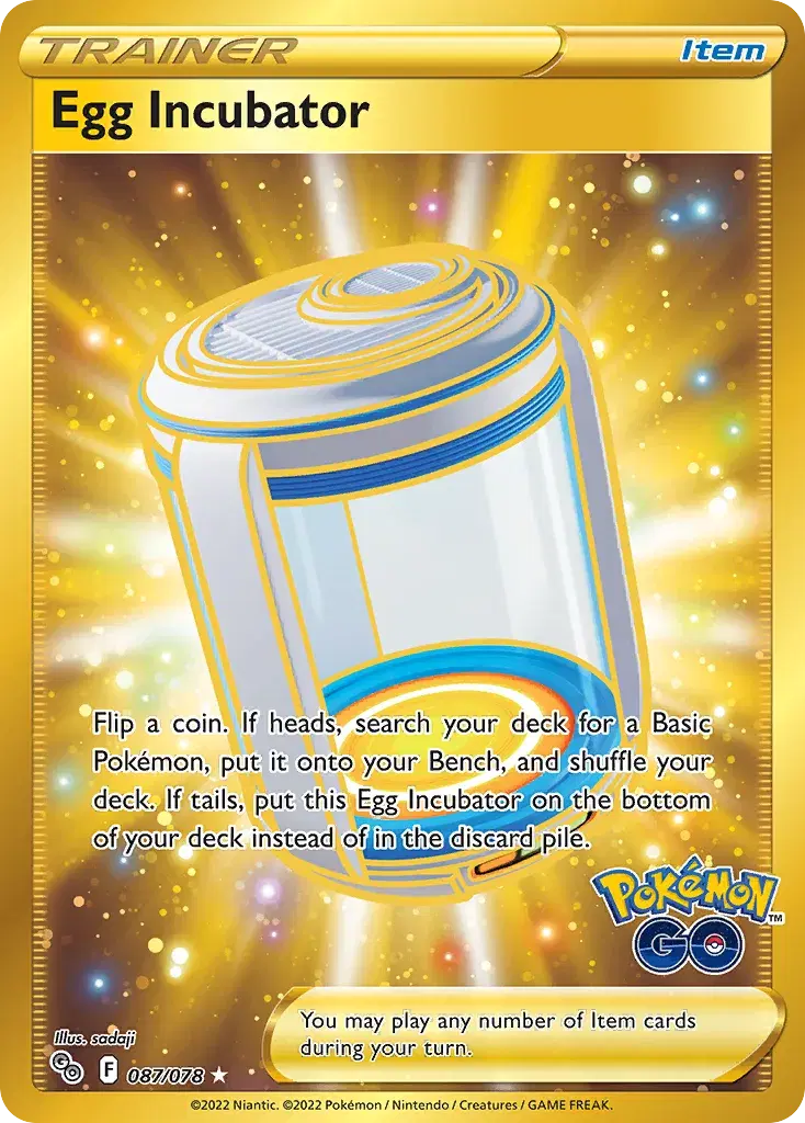 Egg Incubator Pokémon GO 87