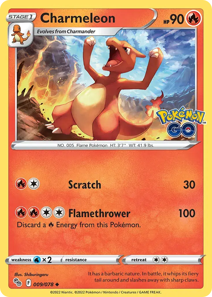Charmeleon Pokémon GO 9