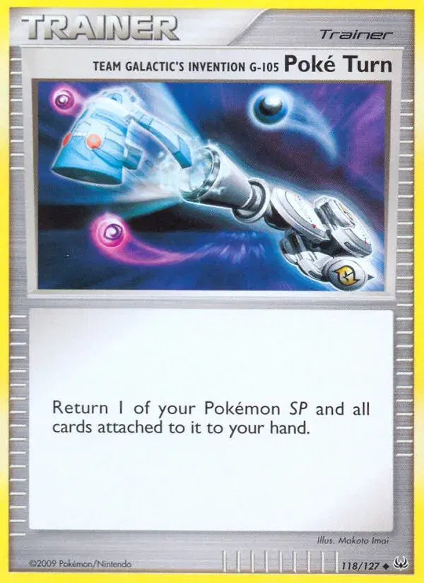 Team Galactic's Invention G-105 Poké Turn Platinum 118