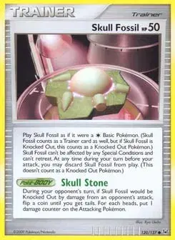 Skull Fossil Platinum