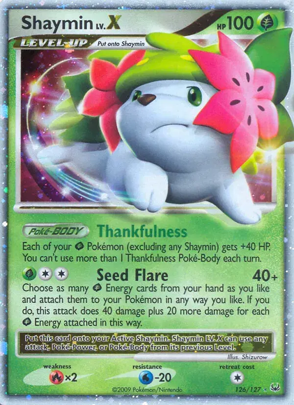 Shaymin LV.X Platinum 126
