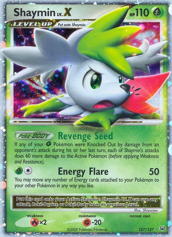 Shaymin LV.X Platinum 127