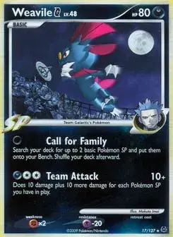 Weavile G Platinum