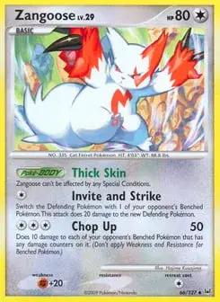 Zangoose Platinum