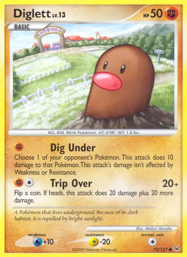 Diglett Platinum 72