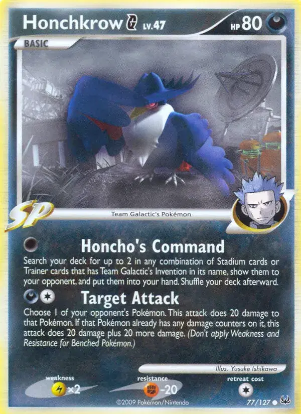 Honchkrow G Platinum 77