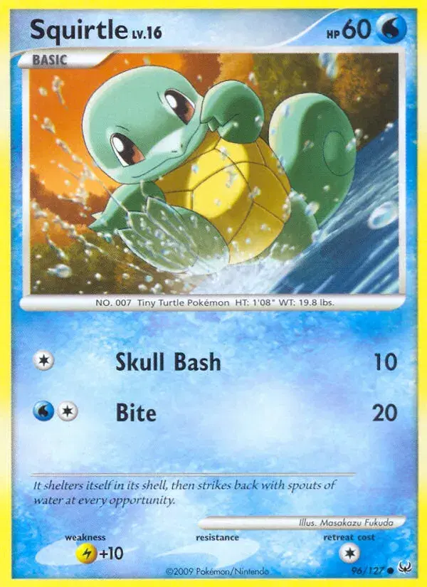 Squirtle Platinum 96