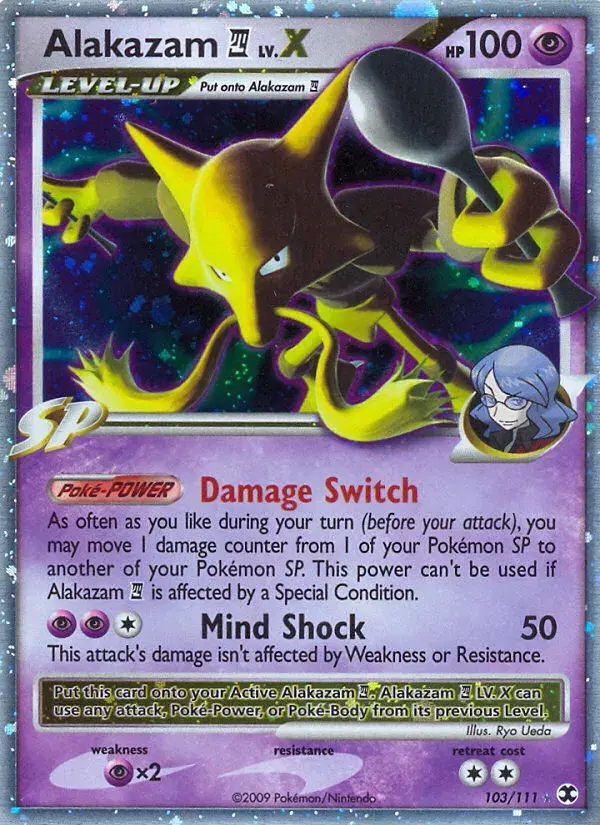Alakazam E4 LV.X Rising Rivals 103