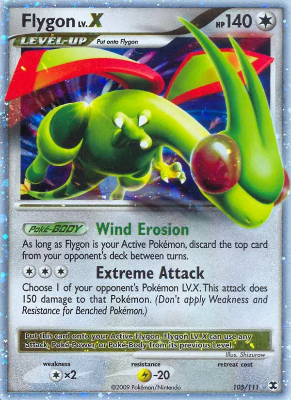 Flygon LV.X Rising Rivals 105