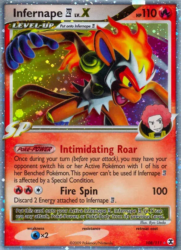 Infernape E4 LV.X Rising Rivals 108