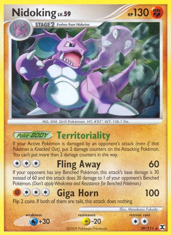 Nidoking Rising Rivals 29