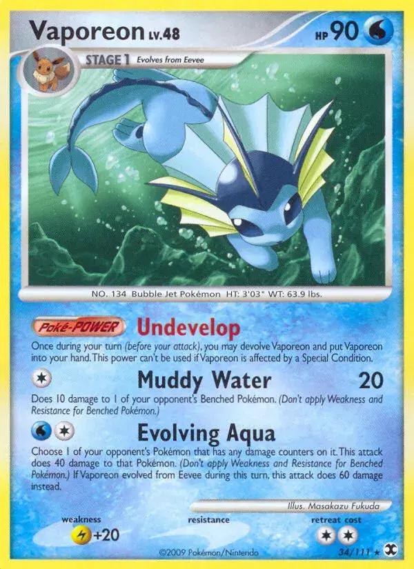 Vaporeon Rising Rivals 34