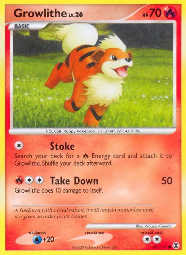 Growlithe Rising Rivals 63