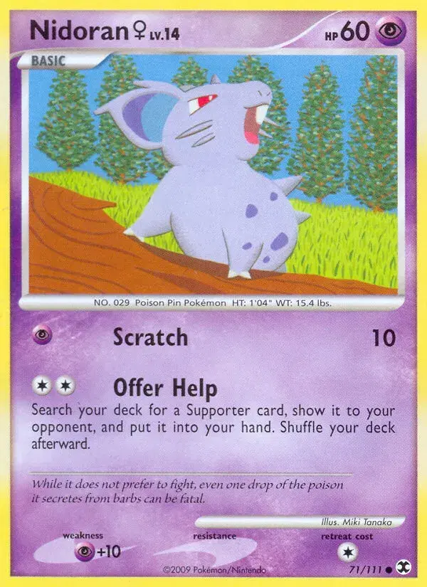 Nidoran ♀ Rising Rivals 71