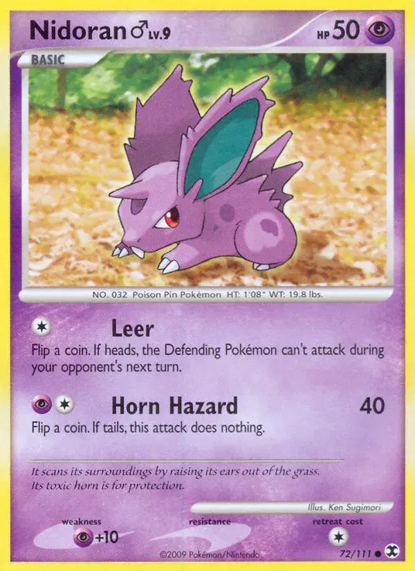 Nidoran ♂ Rising Rivals 72