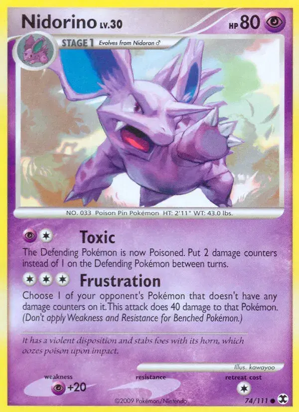 Nidorino Rising Rivals 74