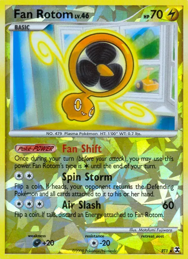 Fan Rotom Rising Rivals RT1