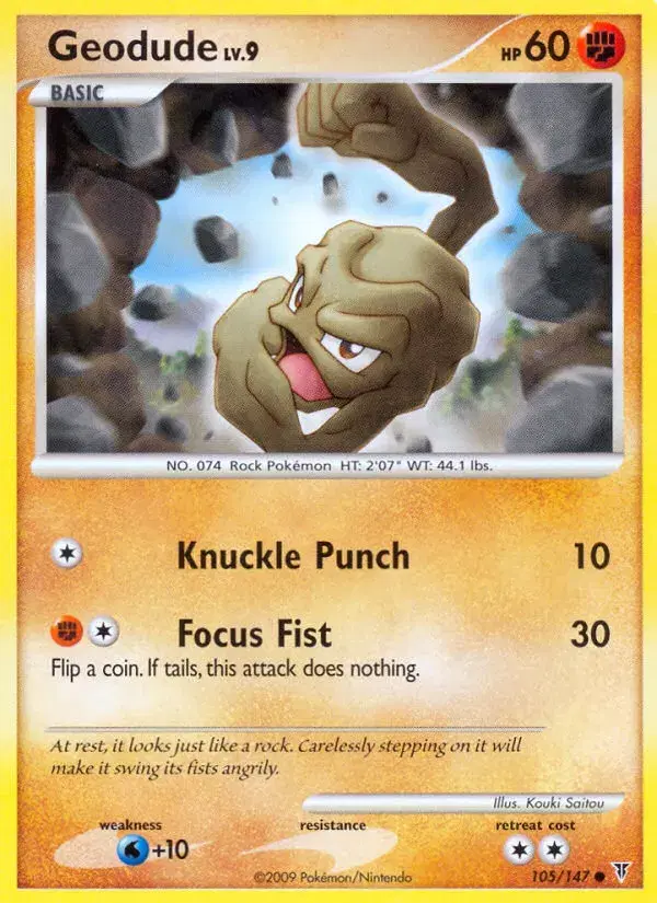 Geodude Supreme Victors 105
