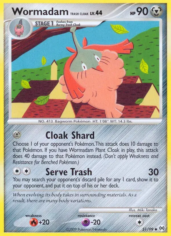 Wormadam Trash Cloak Arceus 51