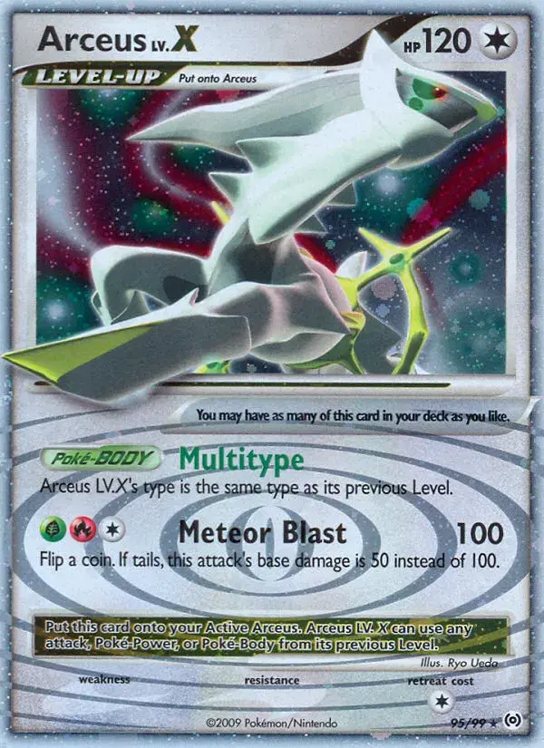 Arceus LV.X Arceus 95