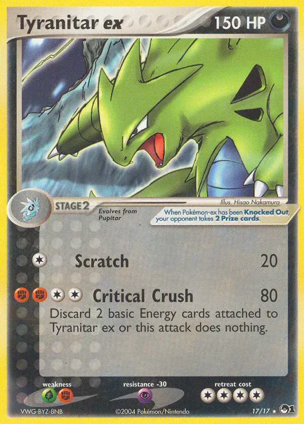 Tyranitar ex POP Series 1 17