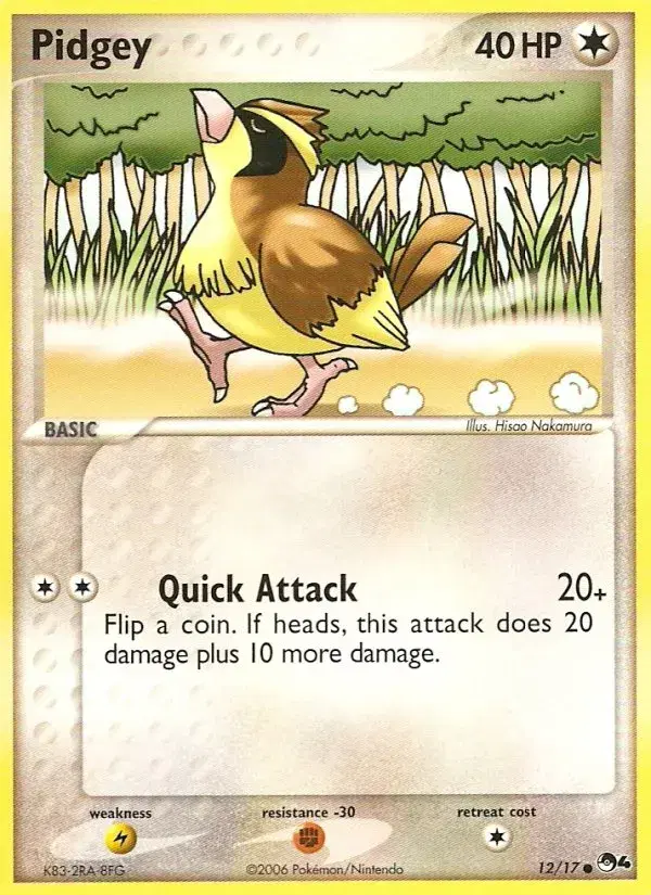 Pidgey POP Series 4 12
