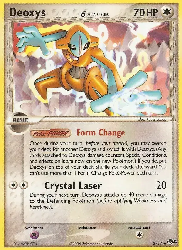 Deoxys δ POP Series 4 2