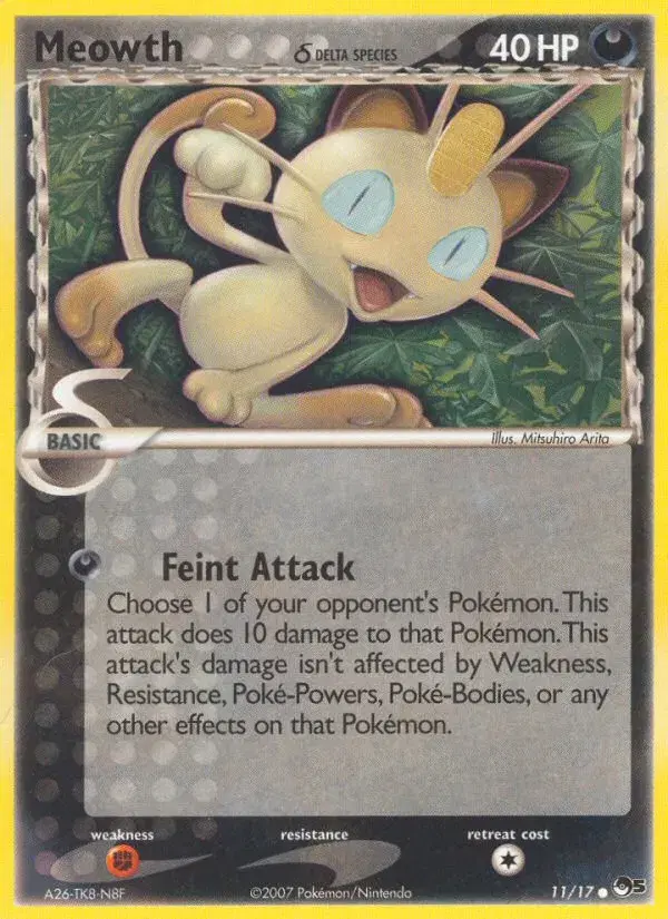 Meowth δ POP Series 5 11