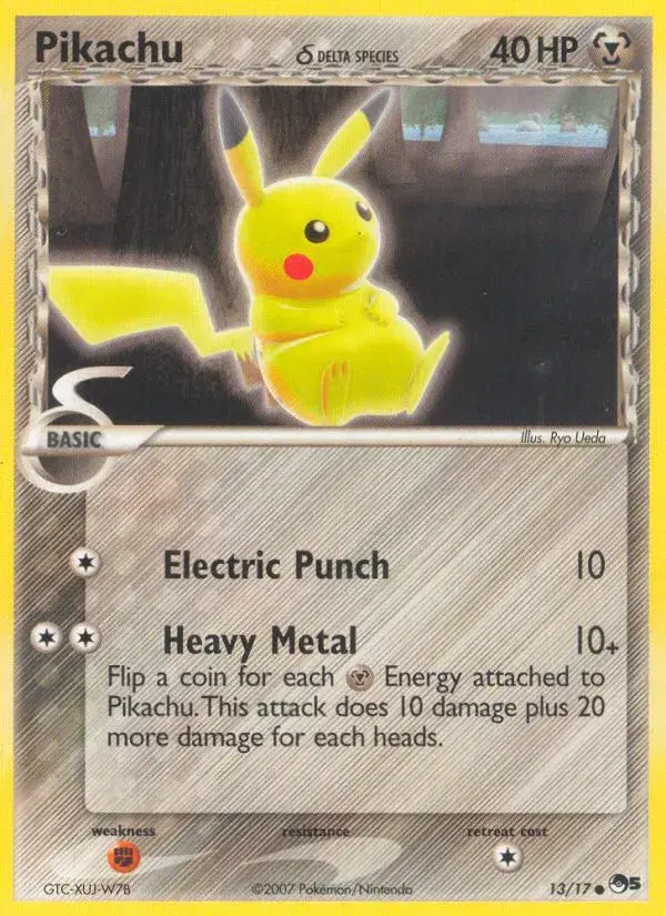 Pikachu δ POP Series 5 13