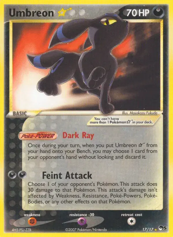 Umbreon ☆ POP Series 5 17