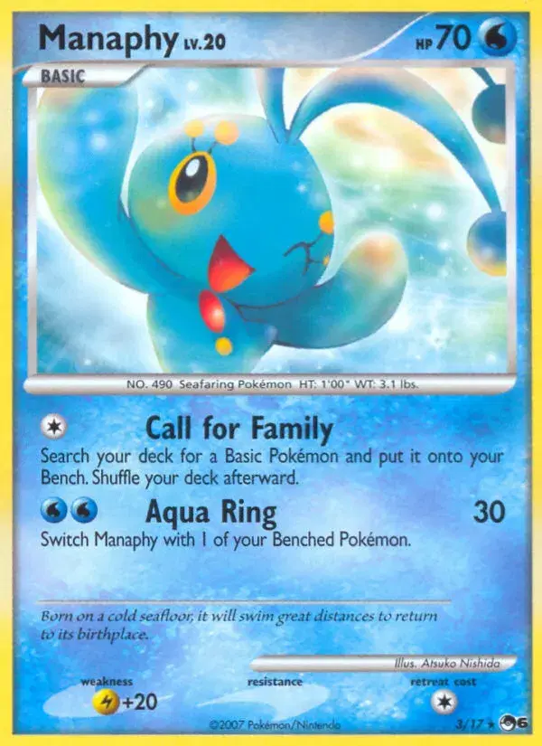 Manaphy POP Series 6 3