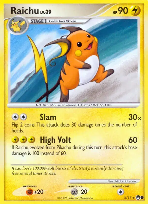 Raichu POP Series 9 3