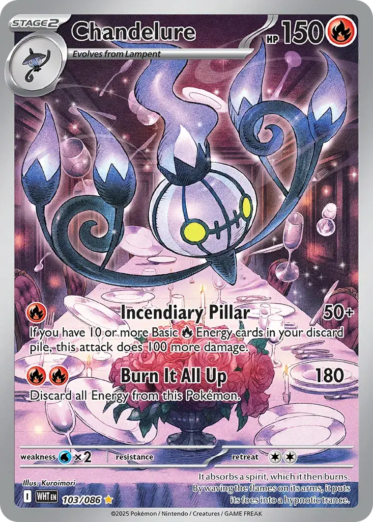 Chandelure White Flare 103