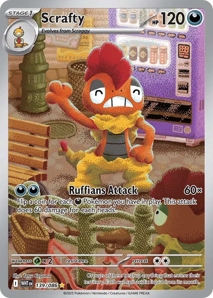 Scrafty White Flare 139