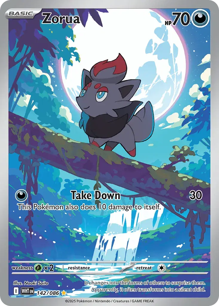Zorua White Flare 142